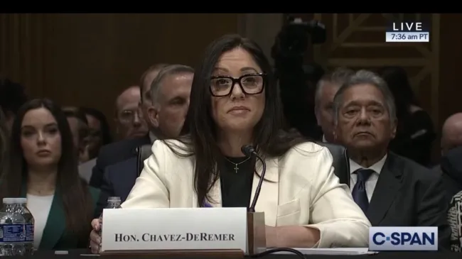 Lori Chavez-DeRemer testifies at her confirmation hearing